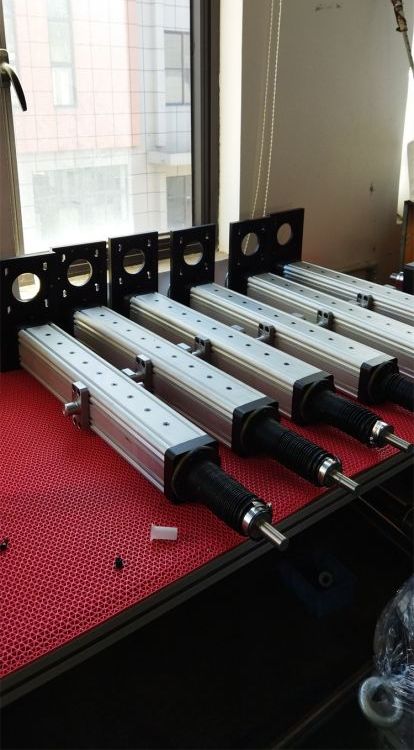 通諾爾重型電動缸直線式平行式8噸大推力電缸