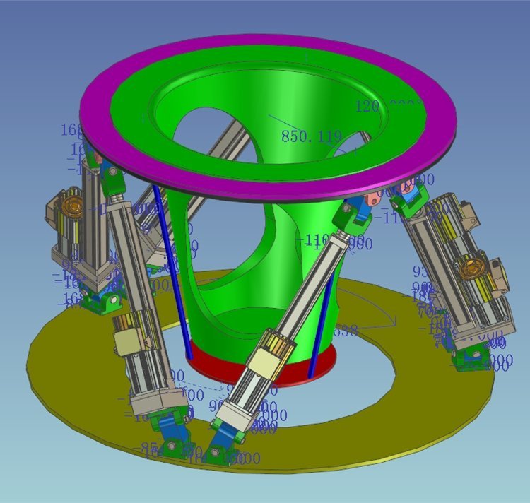 通諾爾TNE六自由度模擬仿真平臺三自由度搖擺臺可深度定制