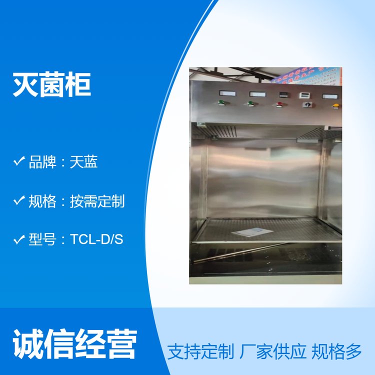 天藍(lán)滅菌柜銀白色不銹鋼220V國產(chǎn)定制多功能TCL-D系列