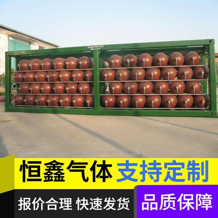 恒鑫工業(yè)氣體設(shè)備專(zhuān)業(yè)生產(chǎn)cng天然氣瓶組，集裝格