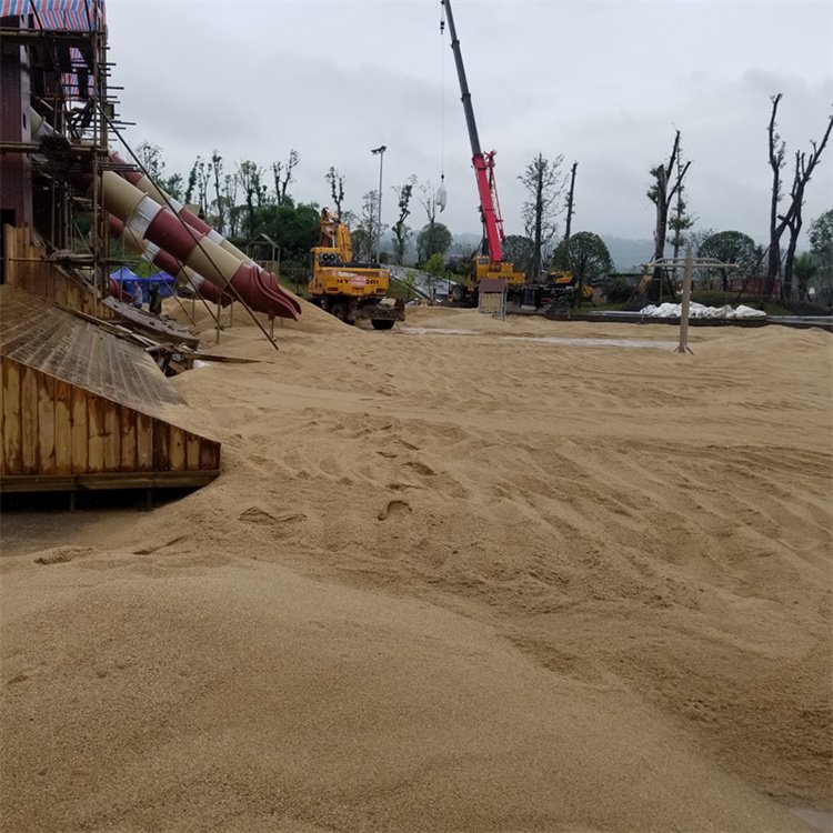 沙池用天然海沙80目噸包破損率1船運汽車火車配送