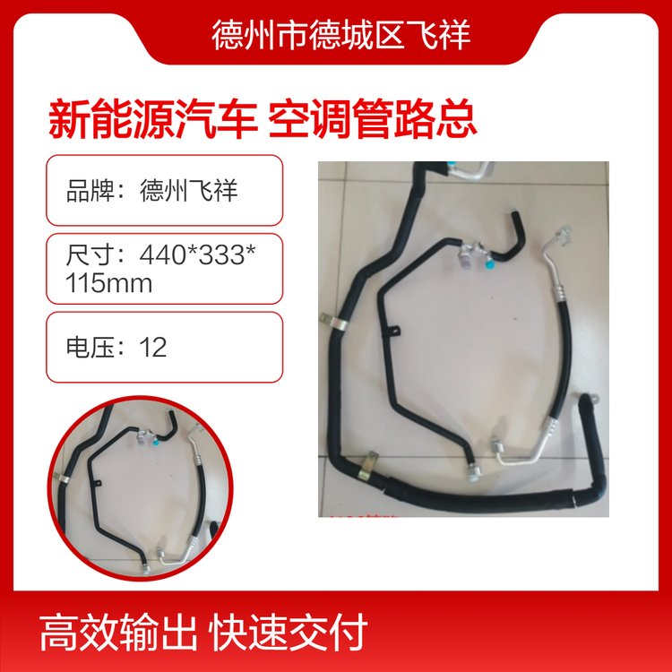 德州飛祥麗馳V5新能源汽車空調管路總成4136