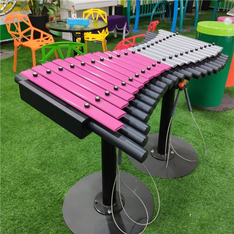 星沃戶外兒童打擊樂器公園敲擊樂器墻面敲打樂器感統(tǒng)鋼管琴