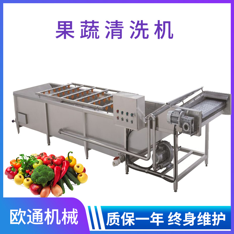 歐通多功能蔬菜中草藥渦流清洗機(jī)全自動商用沖浪清洗設(shè)備