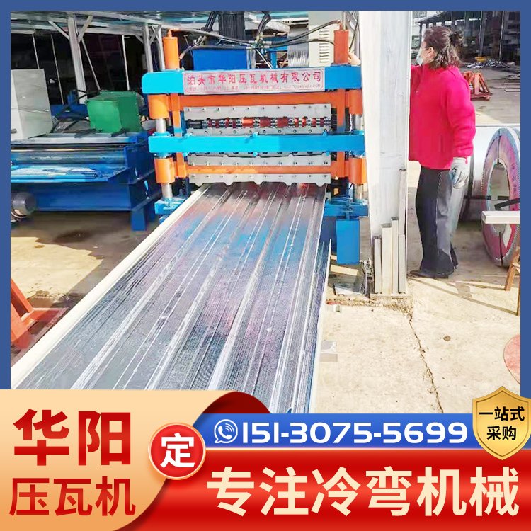 全自動雙層瓦設(shè)備840\/800竹節(jié)琉璃瓦機運行平穩(wěn)彩鋼成型瓦機