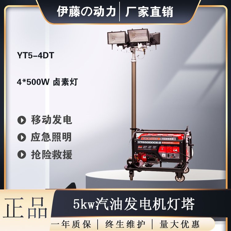 5kw自動升降應(yīng)急照明燈