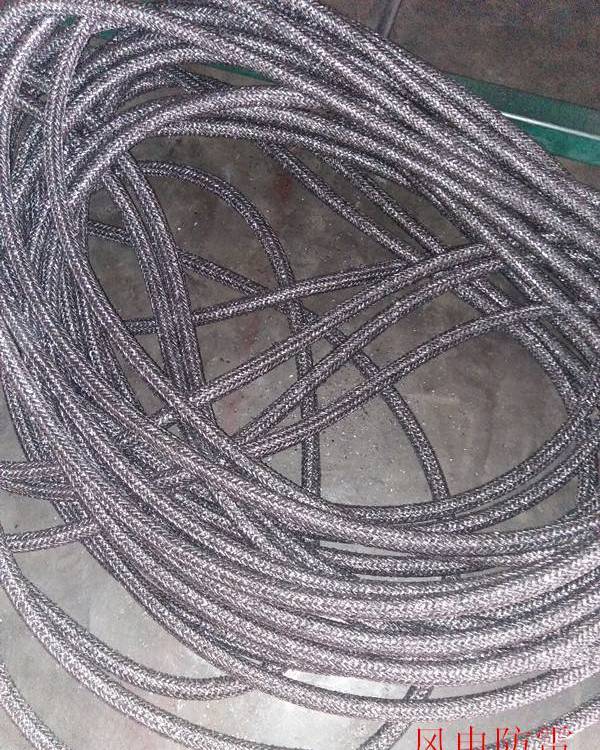 供應(yīng)風(fēng)電基站防雷用Φ20柔性石墨接地帶