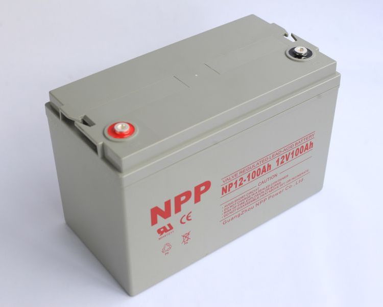 耐普蓄電池NPG12-100AH膠體系列NPP12V100AH光伏風(fēng)電UPS電源配套