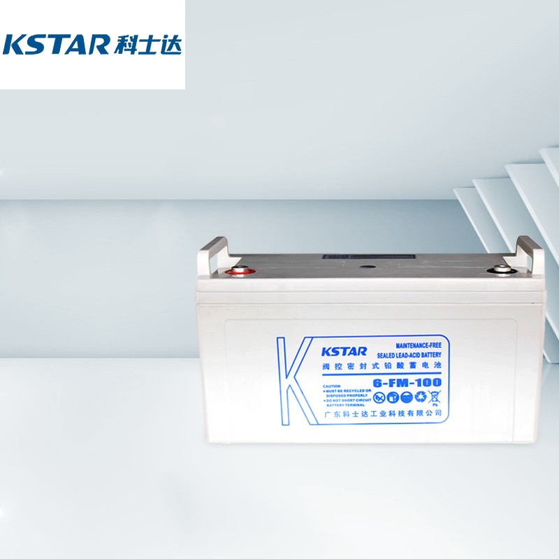 科士達(dá)蓄電池6-FM-10012v100AH直流屏UPS\/EPS免維護(hù)鉛酸帶托盤