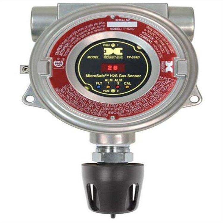 DETCON德康氧氣探測器DM700DC24V量程:0～25精度等級(jí):0.1