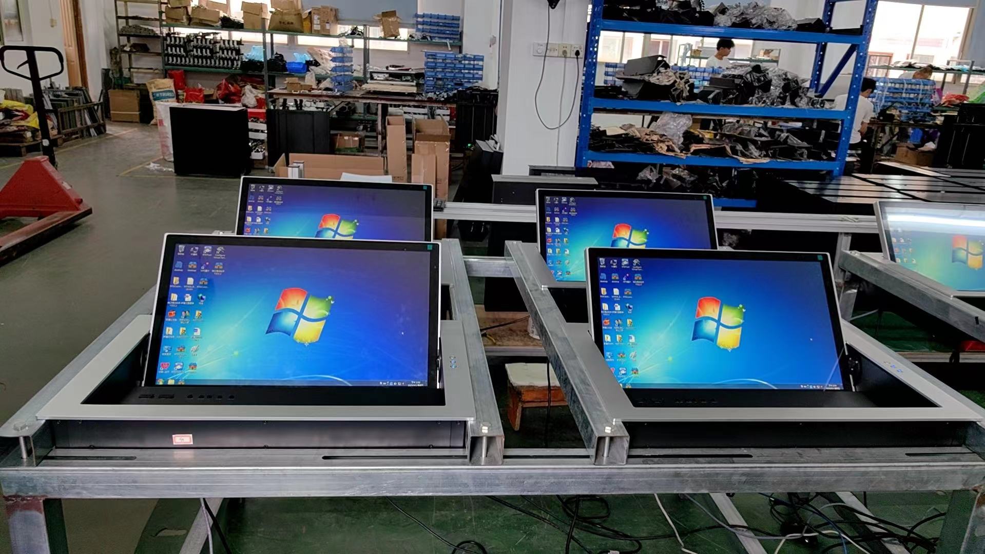 無紙化會議系統(tǒng)超薄觸摸屏?xí)h一體機電動半翻轉(zhuǎn)器