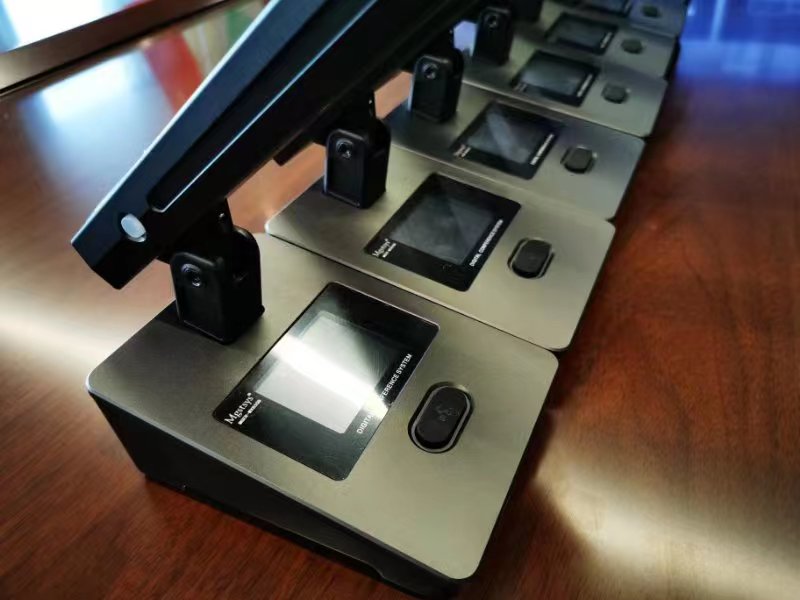 美格視聽數字會議系統(tǒng)臺面式方桿話筒黑色智能商務之選