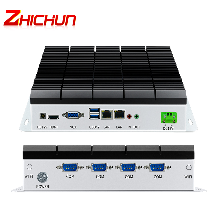 工控機迷你主機酷睿minipc四核雙網(wǎng)雙串i7、J6412、i3、J1900、i5