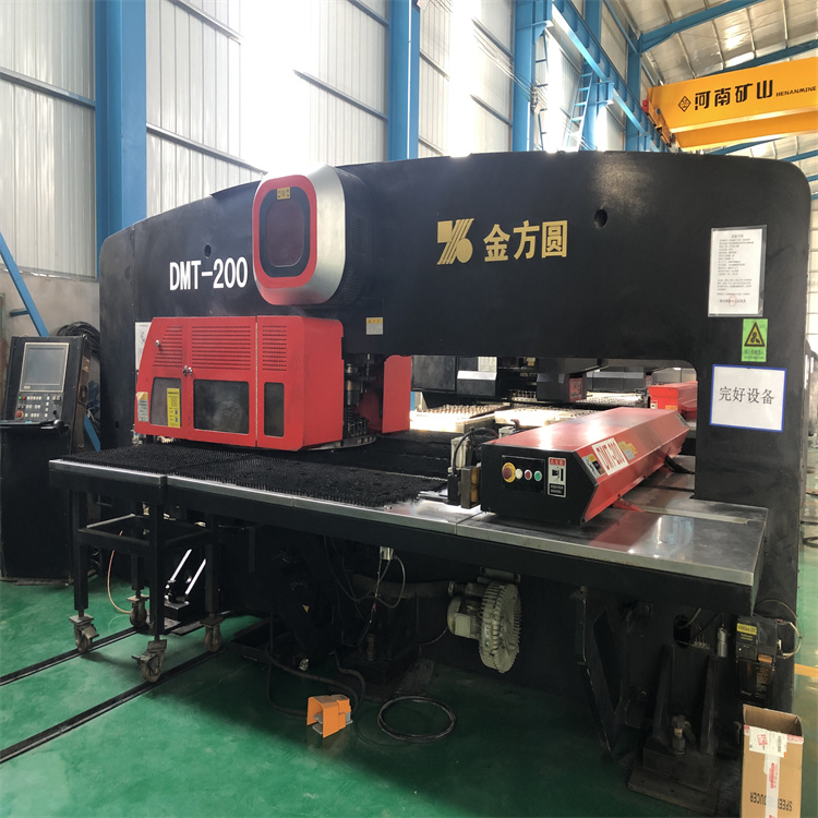 出售二手金方圓全電伺服數(shù)控沖床DMT200，靜德公司折彎機剪板機