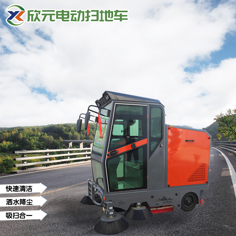 道路清掃車廠區(qū)車間掃地車小型環(huán)衛(wèi)垃圾車結(jié)構(gòu)穩(wěn)定