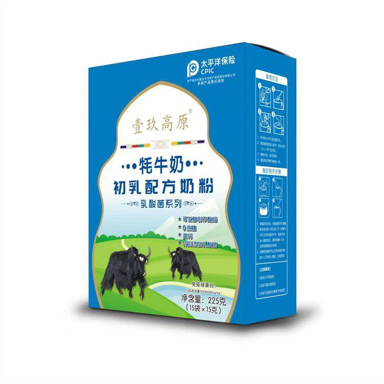 牦牛奶初乳配方奶粉可發(fā)酵制作酸奶壹玖高原高鈣品質優(yōu)