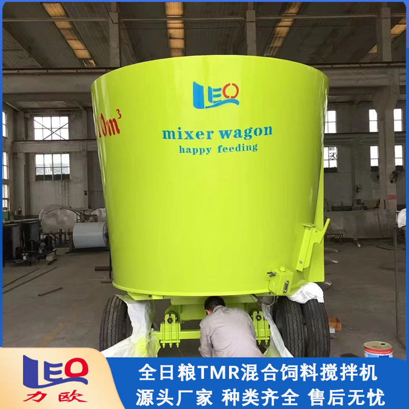 TMR混合飼料車喂料機牛羊養(yǎng)殖全自動攪拌機選力歐廠家