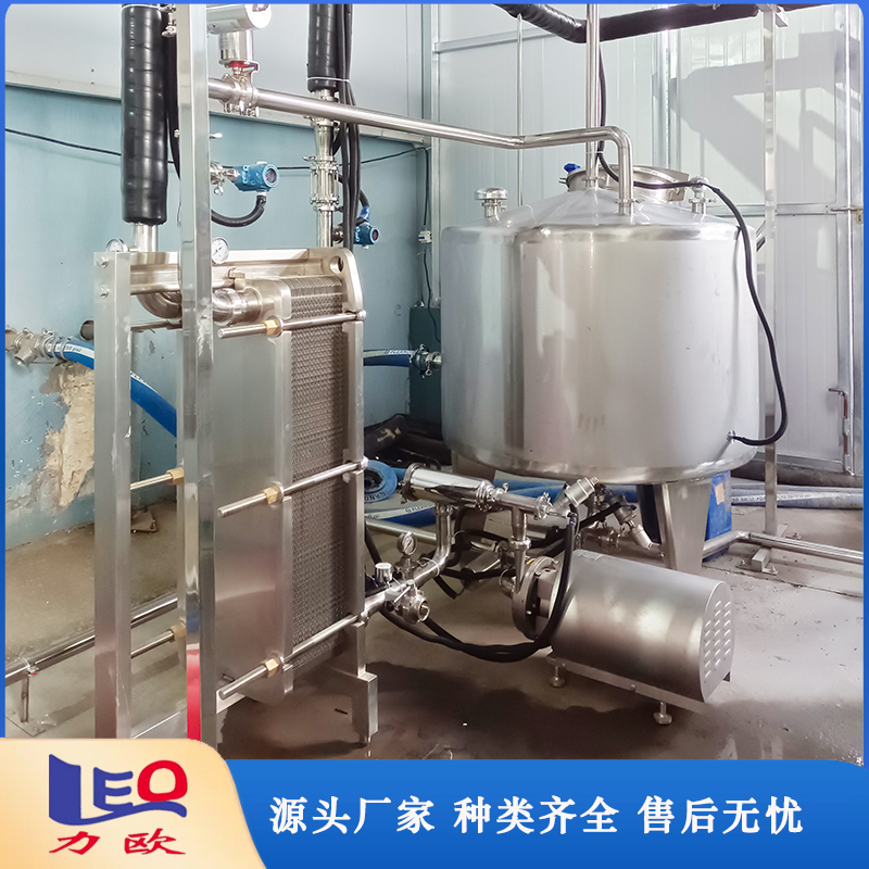 擠奶廳牛奶快速冷卻裝置進(jìn)入儲奶倉冰水裝置