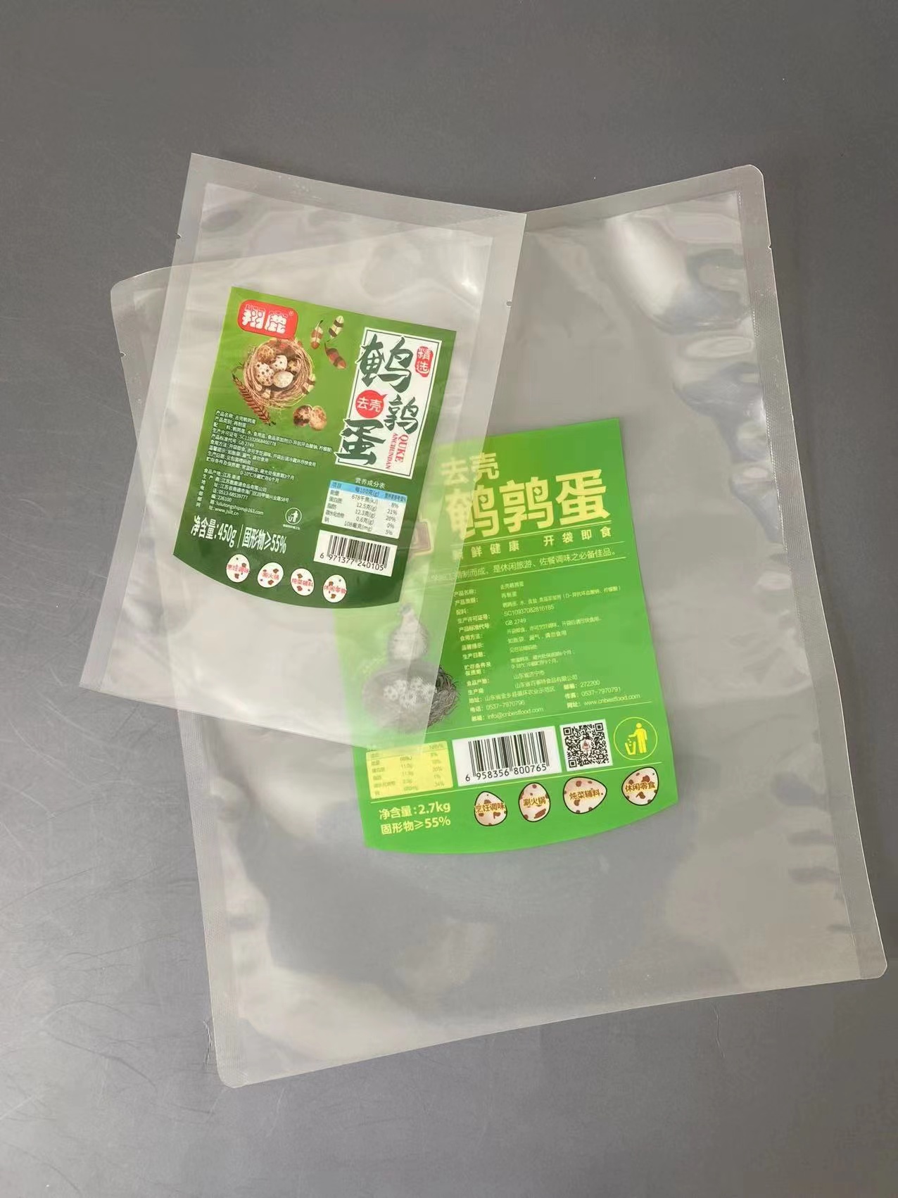 清水鵪鶉蛋抗摔不破袋五香鹵蛋真空袋高溫蒸煮袋定制