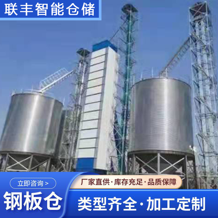聯(lián)豐小麥立筒倉儲存水稻稻谷高粱鋼板倉使用壽命長