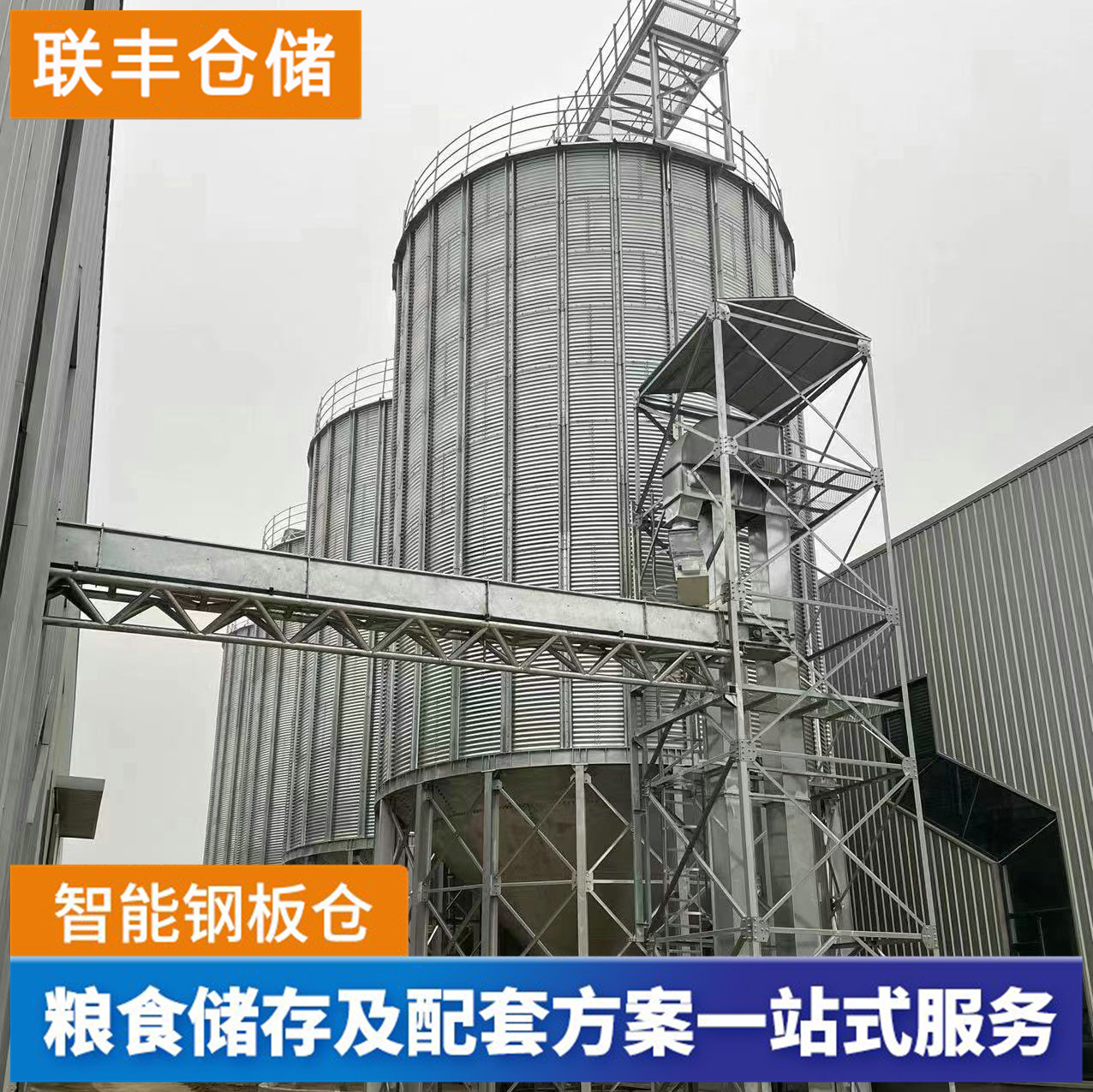 新型糧食倉儲設(shè)備大豆大容量鋼板倉生產(chǎn)加工廠家聯(lián)豐