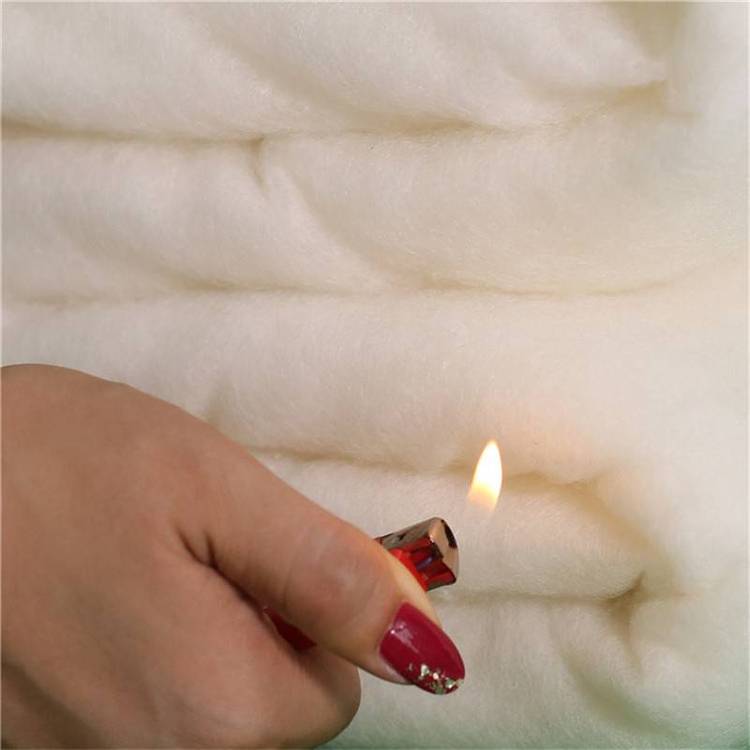 阻燃棉填充物專(zhuān)用阻燃無(wú)膠棉阻燃腈氯綸纖維絮片