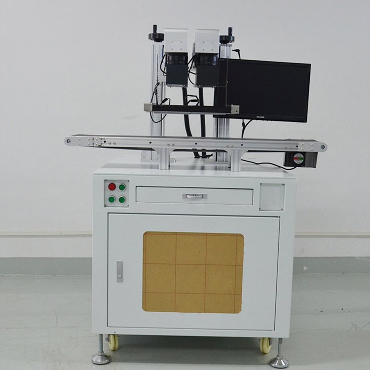 維品CFSD-30雙頭視覺(jué)定位激光打標(biāo)機(jī)定制多頭鐳雕機(jī)工廠