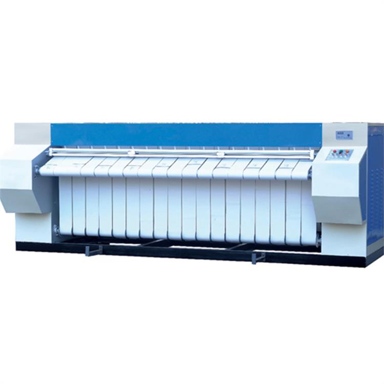 高速雙面燙平機(jī)強(qiáng)度高外型美觀新穎蒸汽加熱熨燙機(jī)