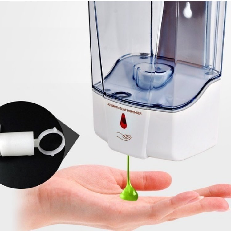 衛(wèi)生間自動皂液器感應給皂器紅外線免接觸洗手液掛墻電池