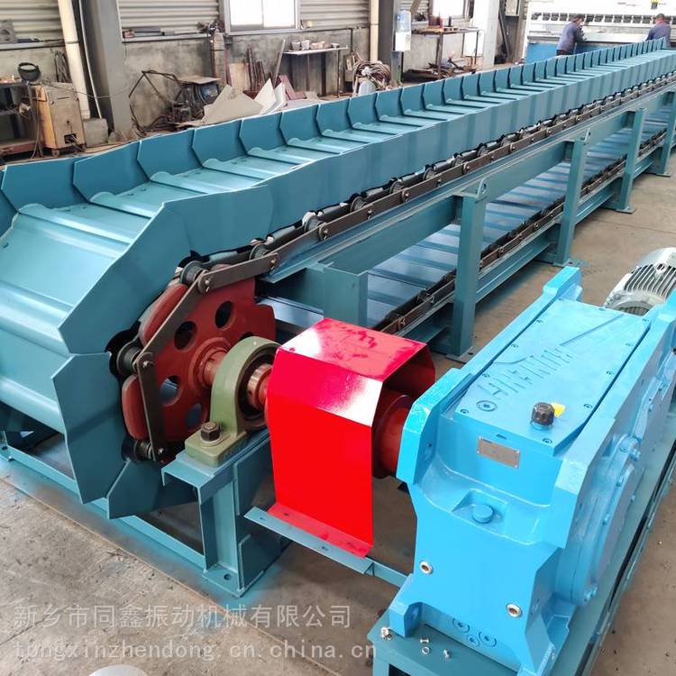 鱗板輸送機(jī)鏈板機(jī)長(zhǎng)距離***抗沖擊板式喂料機(jī)