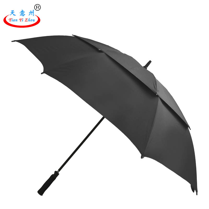 天意州TianYizhou應(yīng)急半自動晴雨傘雙層加大防風(fēng)傘