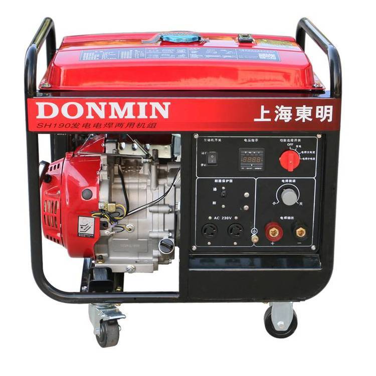 聯(lián)創(chuàng)機電140A單相5KW柴油發(fā)電電焊一體機SHD190LE