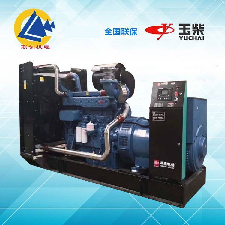 玉柴柴油發(fā)電機(jī)組320KW三相交流噪聲低工廠限電備用電源