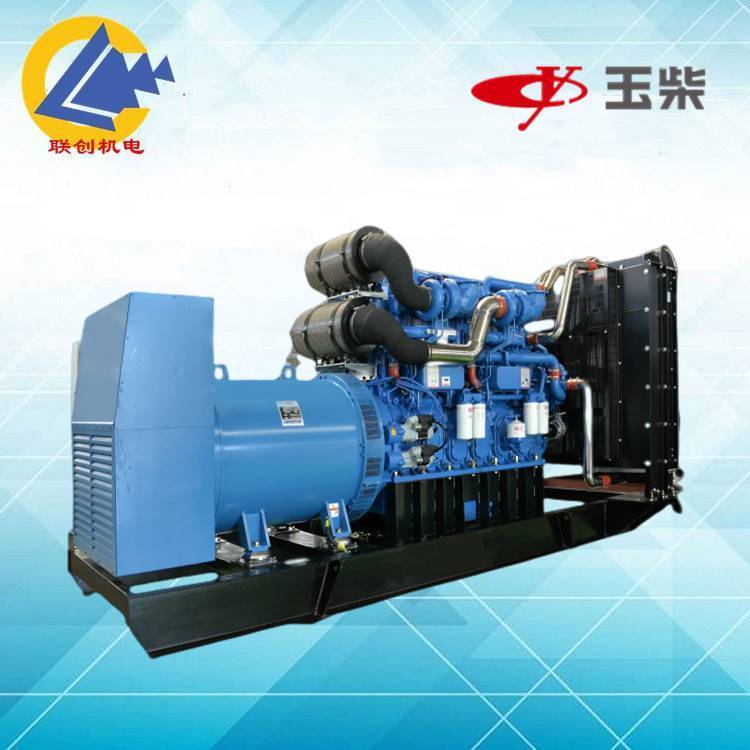 工廠備用600KW玉柴柴油發(fā)電機組YC6TD1000-D30高壓共軌T3排放