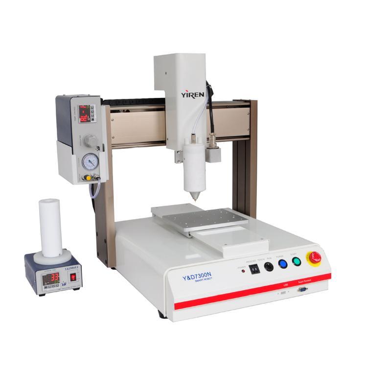 熱熔膠點(diǎn)膠械設(shè)備PUR單頭雙工位4軸全自動(dòng)點(diǎn)膠機(jī)