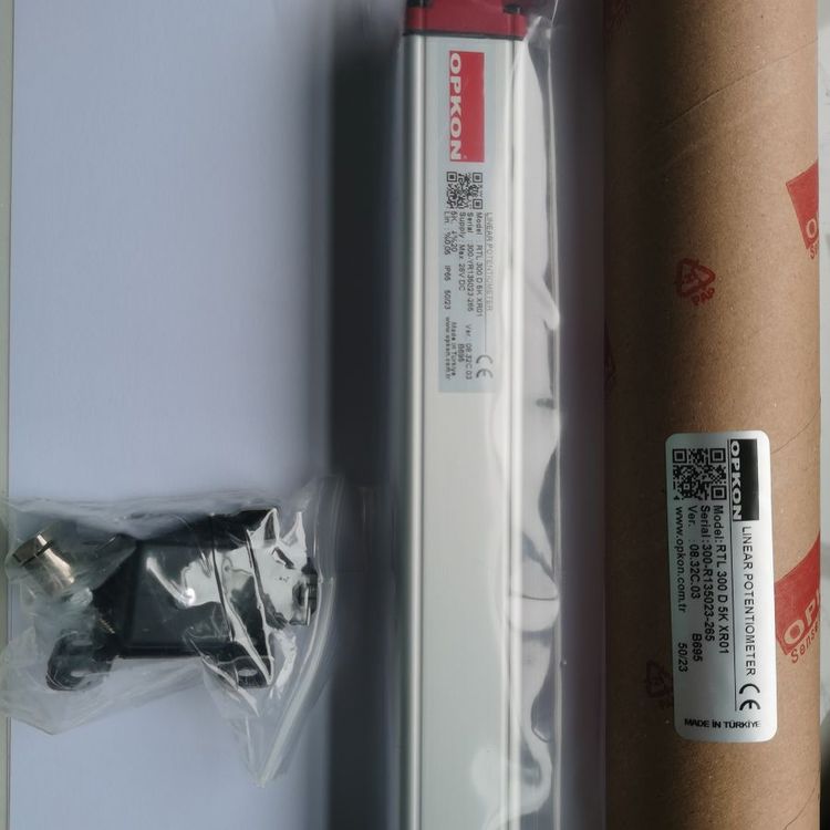 土耳其歐普康電子尺OPKON電位器位移傳感器RTL300D5KXR01電阻尺