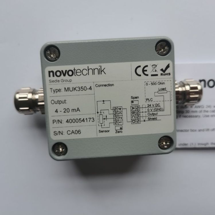 德國novo信號轉(zhuǎn)換器MUK350-1信號變送器MUK-350-1