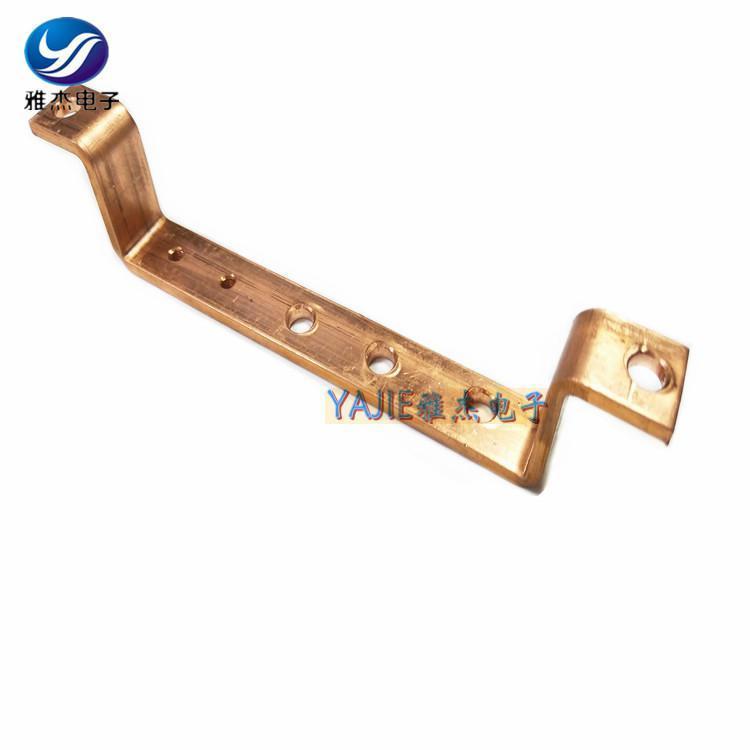 配電柜連接銅排匯流銅排浸塑硬銅排T2異形導(dǎo)電銅排噴塑加工