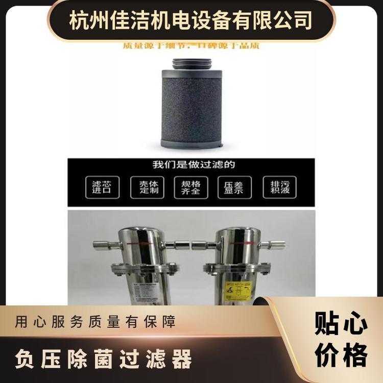 負壓排氣除菌裝置纖維立式真空過濾型號S160MV2寸鑄鋁