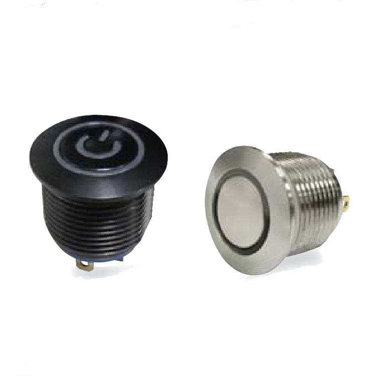 MPB16Series金屬按鈕開(kāi)關(guān)16MM防水IP67認(rèn)證帶環(huán)保PB及ROHS