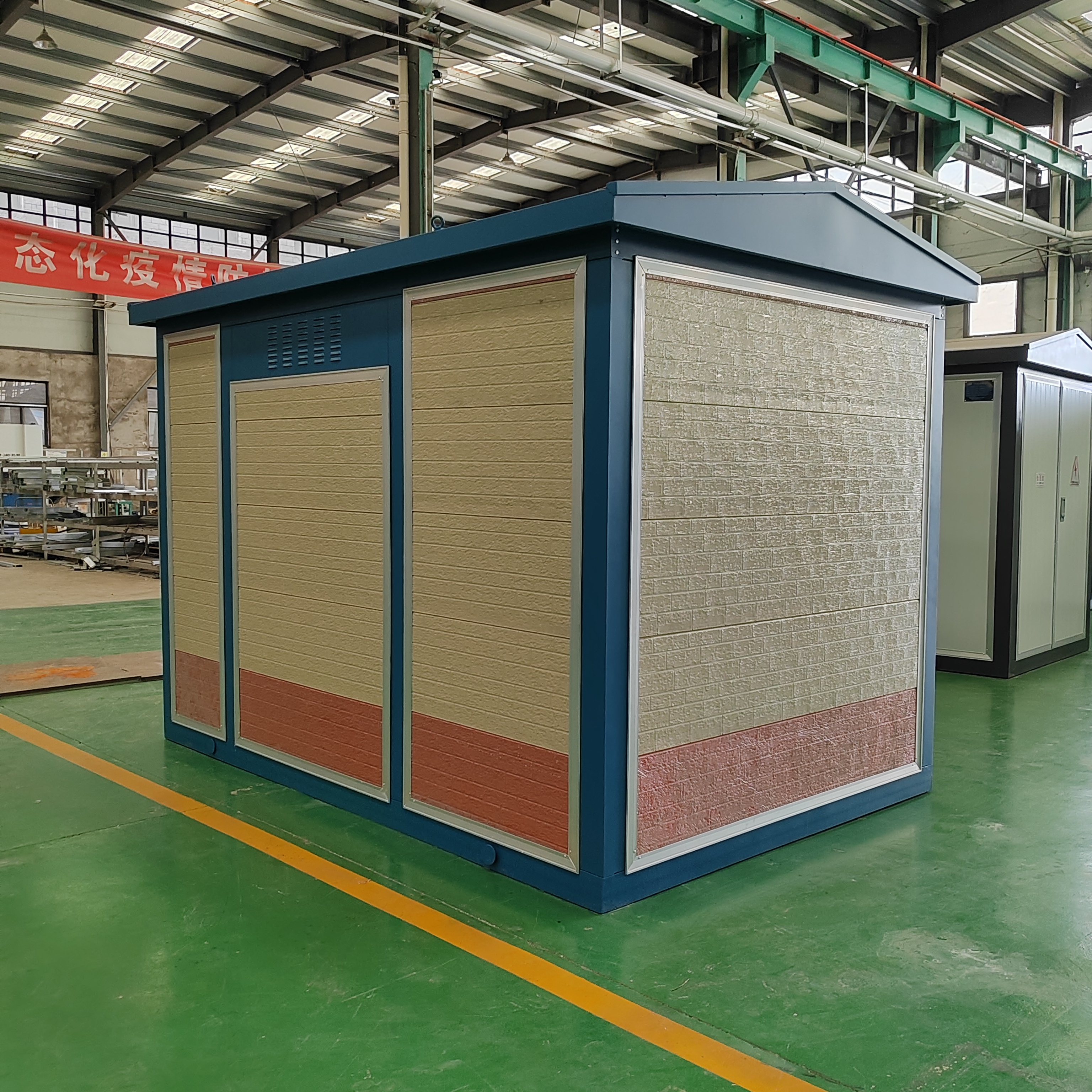 景觀箱變歐式智能箱式變電站泰鑫工業(yè)園區(qū)用500KVA