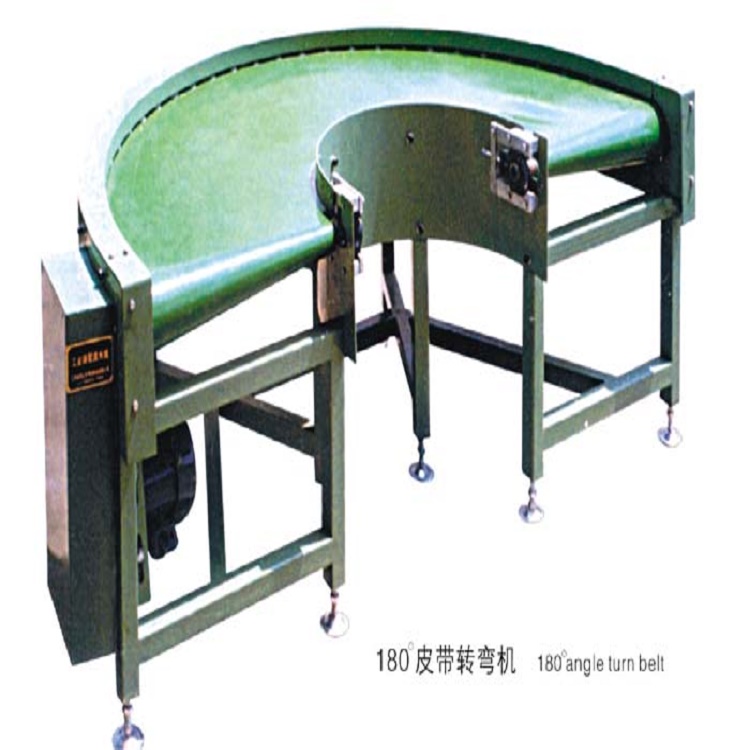 皮帶轉(zhuǎn)彎機(jī)配套直線型生產(chǎn)流水線使用-博萃公司制造