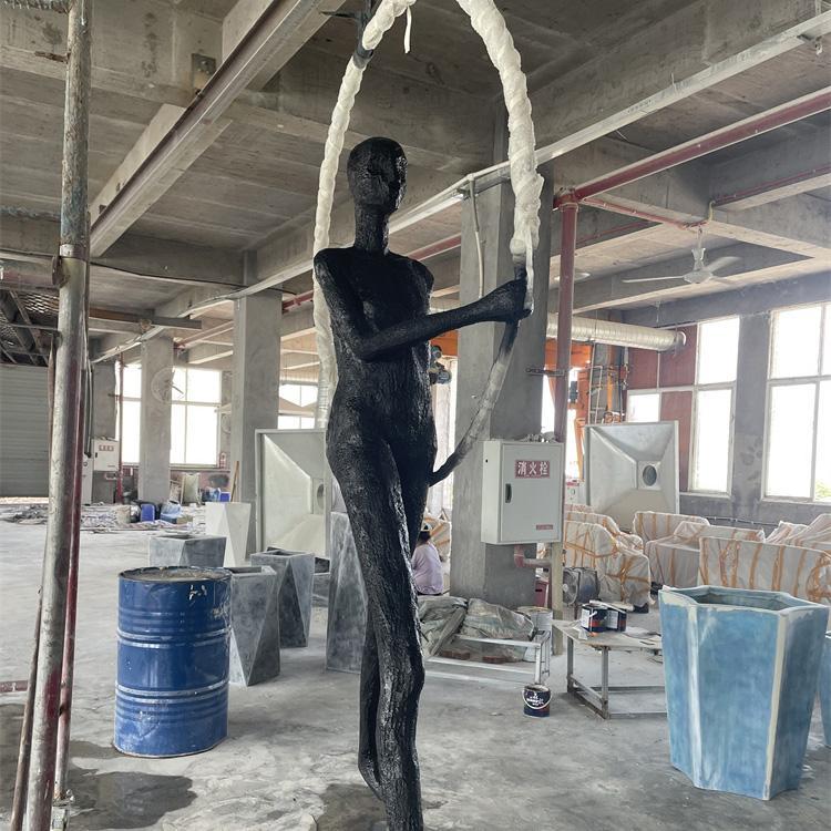 重慶賽奧專業(yè)制作玻璃鋼雕塑景觀園林不銹鋼人物雕塑實力廠家定制