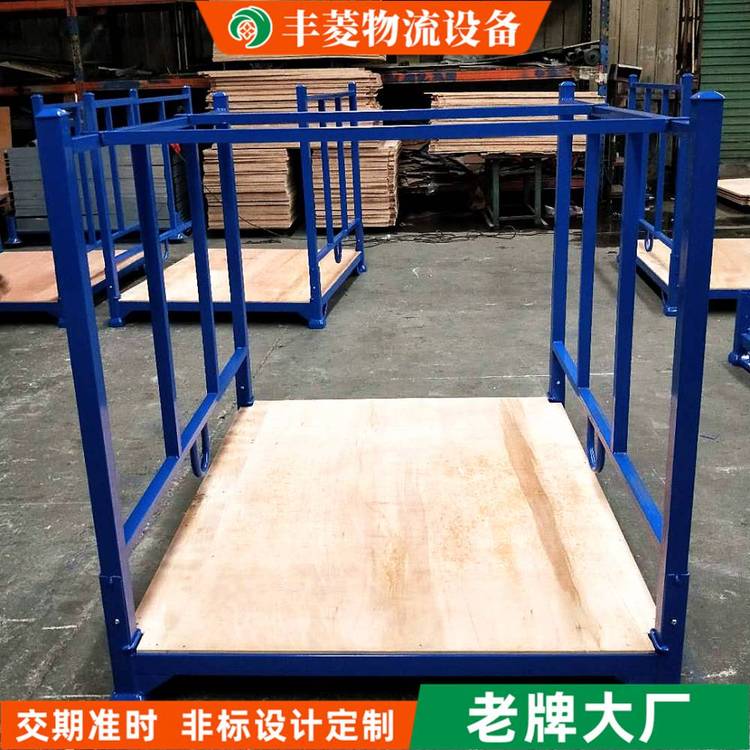 豐菱布料架訂制插管布匹倉(cāng)庫(kù)鐵架子布料的堆垛貨架訂制雙層倉(cāng)儲(chǔ)貨架FLJ009