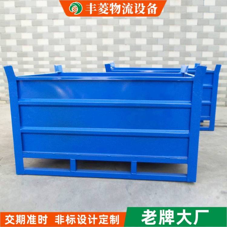 豐菱周轉(zhuǎn)箱金屬周轉(zhuǎn)箱折疊金屬周轉(zhuǎn)箱上下開門折疊金屬周轉(zhuǎn)箱FLX310