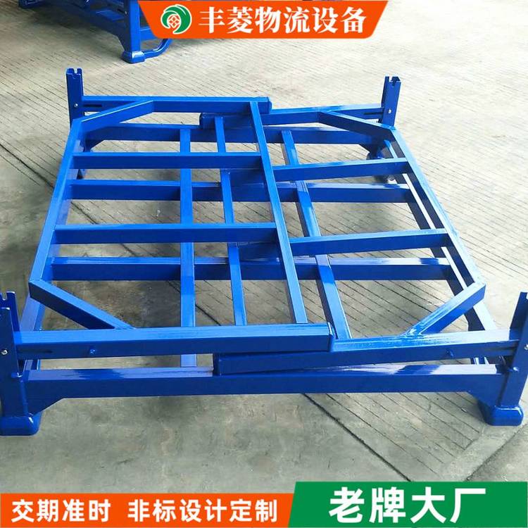 豐菱非標(biāo)定制紡織印染布料籠布匹存放Q235鋼制堆垛架