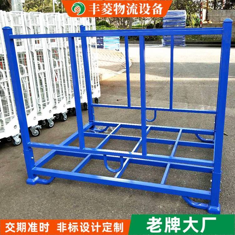 豐菱可折疊堆垛架設(shè)計(jì)定制庫房金屬堆垛架布的堆垛貨架設(shè)計(jì)定制公明倉庫貨架企業(yè)FLJ007
