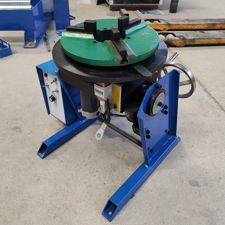 鑫浩焊接工廠100公斤小型精密變位機轉(zhuǎn)臺不銹鋼碳鋼管法蘭焊切割