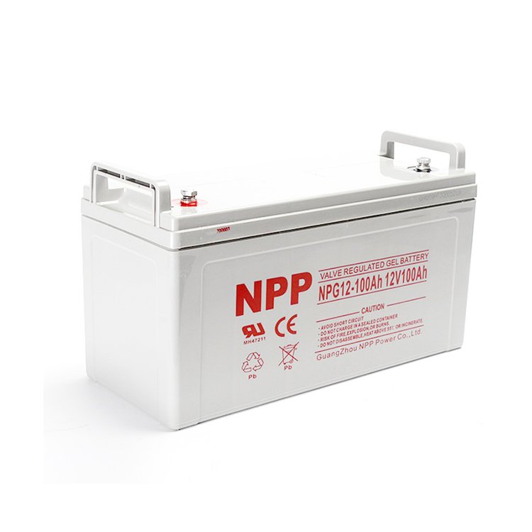 耐普蓄電池NPG100-1212V100AH免維護太陽能膠體UPS備用電源