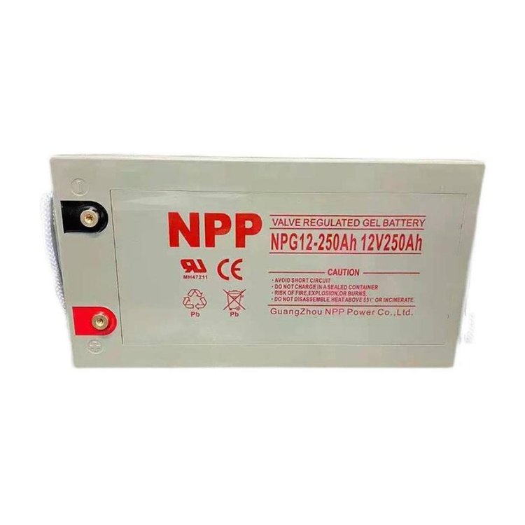 NPP耐普蓄電池NPG12-250鉛酸免維護(hù)12V250AH太陽(yáng)能EPS機(jī)房